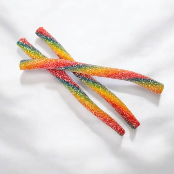 Saure Rainbow Giants - Fruchtgummi Stange