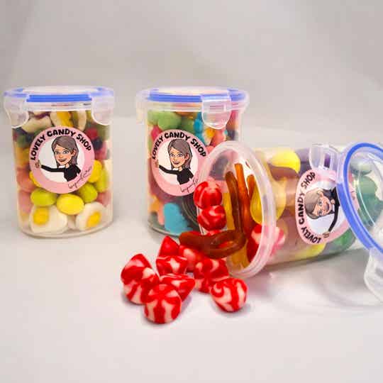 Let's Go Becher mit Klickverschlüssen ca.400g-500g