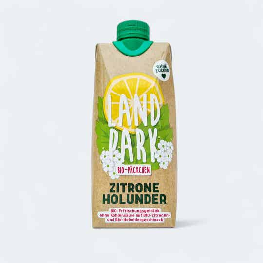 BIO-Erfrischungsgetränk Zitrone Holunder zuckerfrei 500ml