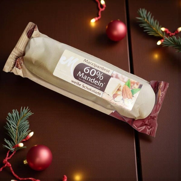Marzipan-Mandelbrot mit weißer Schokolade 100g
