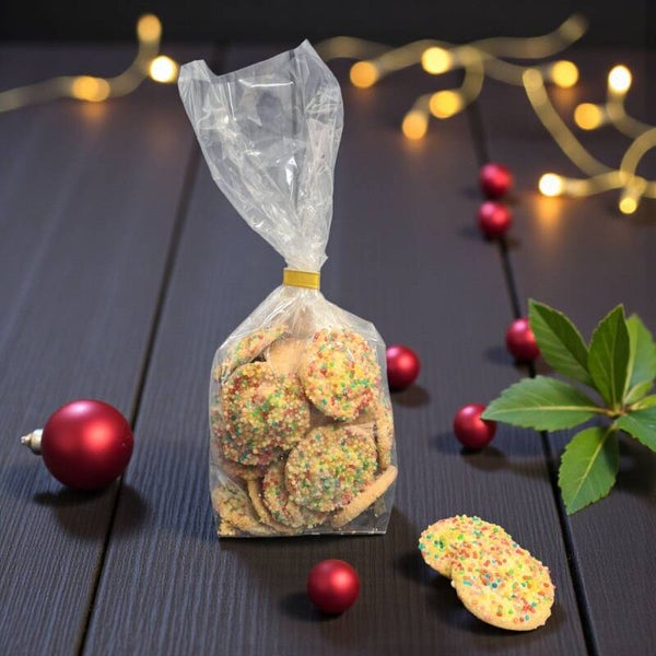 Buttergebäck mit bunten Streuseln 200g
