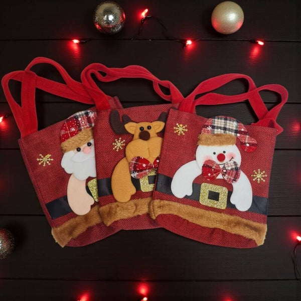 Weihnachtsbeutel rot