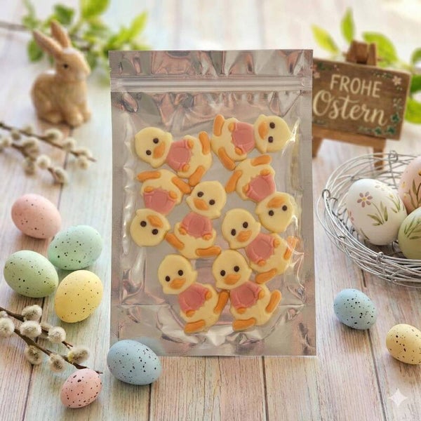 Oster Küken weiß (8 Stück)