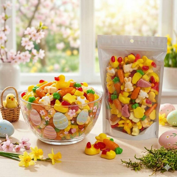 Fruchtgummi Ostertüte weiß 500g