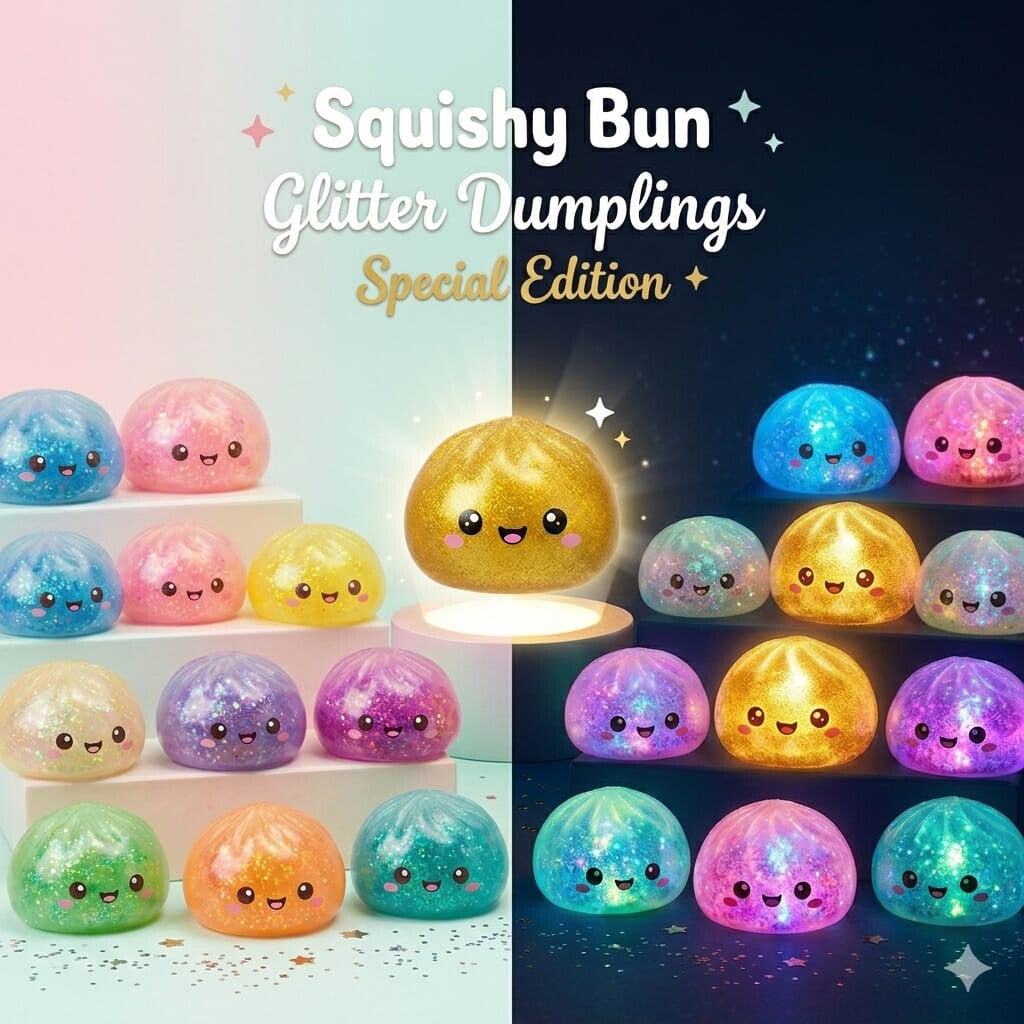 Mystery Squishy Dumpling „Sugar Edition“ - Anti-Stress-Ball