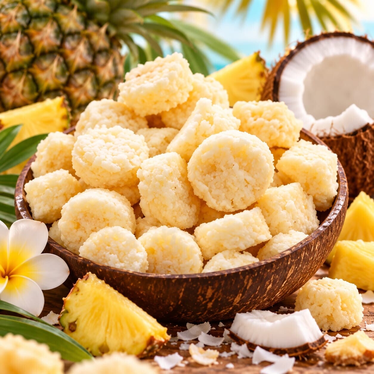 Exotischer Kokos-Ananas Crunch 200g