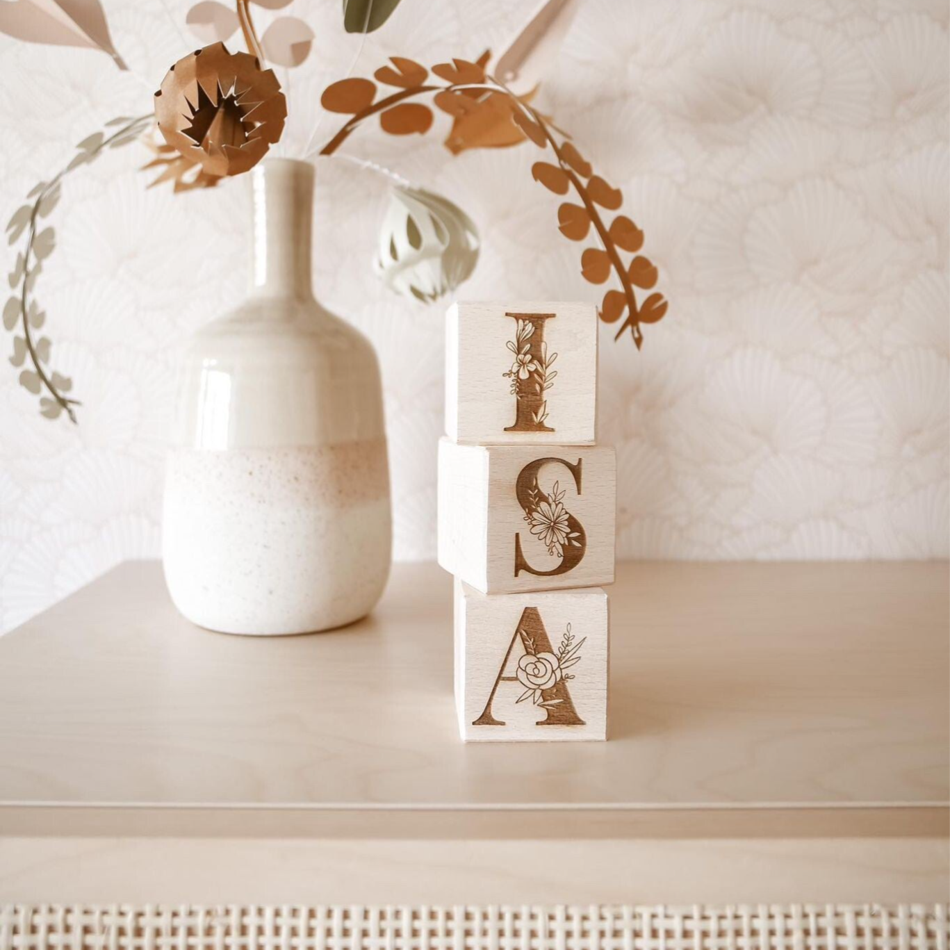 Naamblokken | Floral