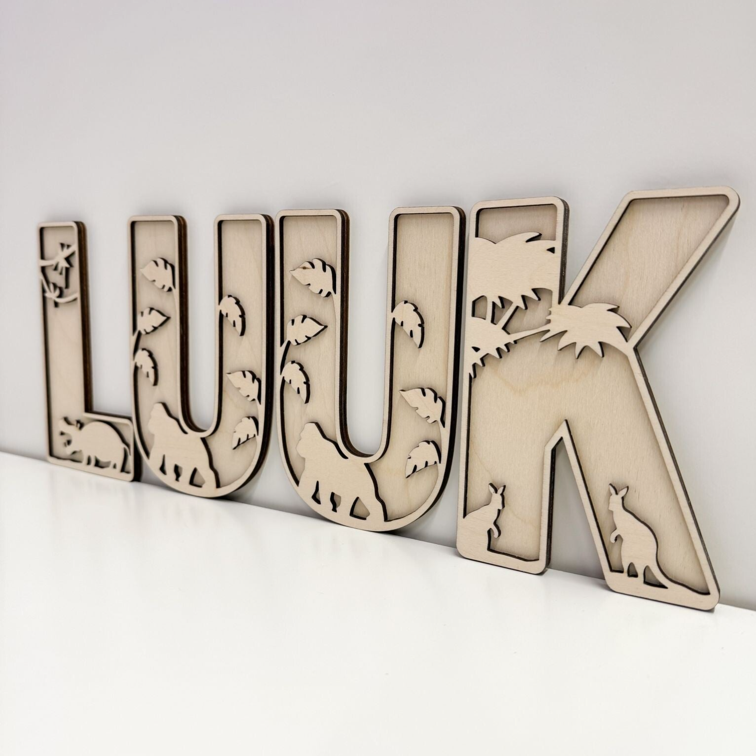 Letter van hout | Safari
