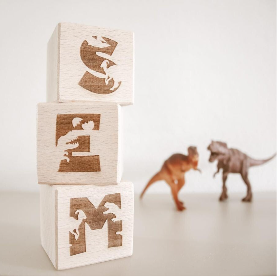Naamblokken | Dino