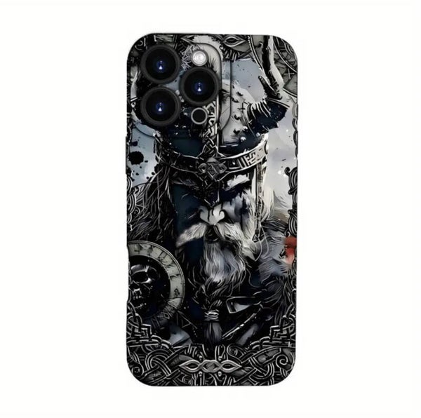 Vikingkrigare Ängelöga Svart Telefonfodral för Iphone