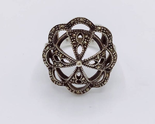 Marcasite ring