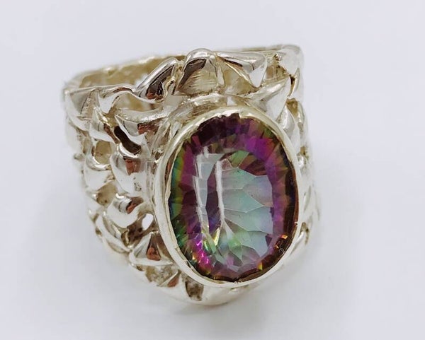 Mystic topaas ring