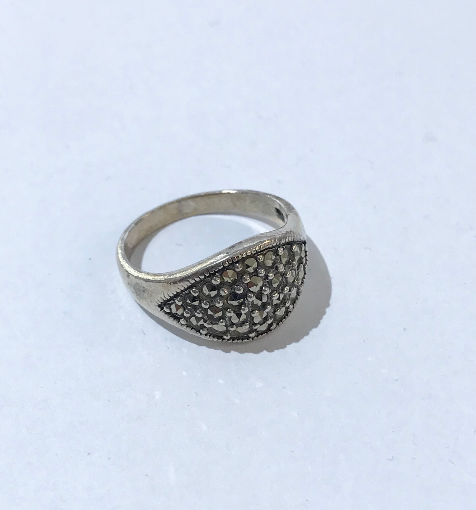 Marcasite ring