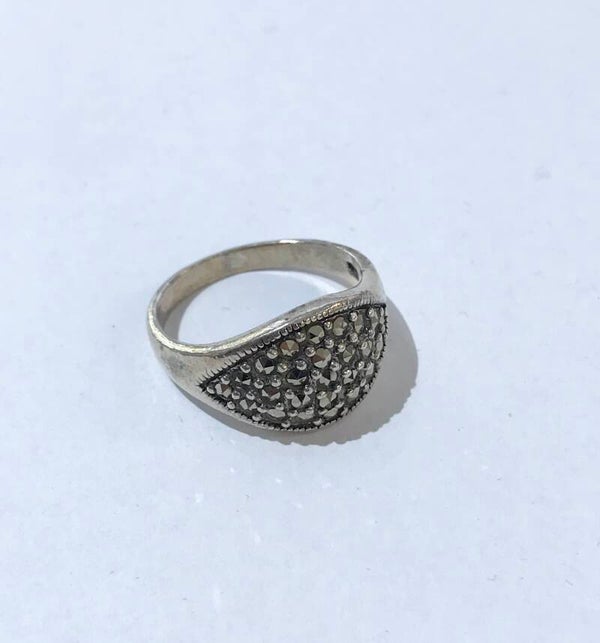 Marcasite ring