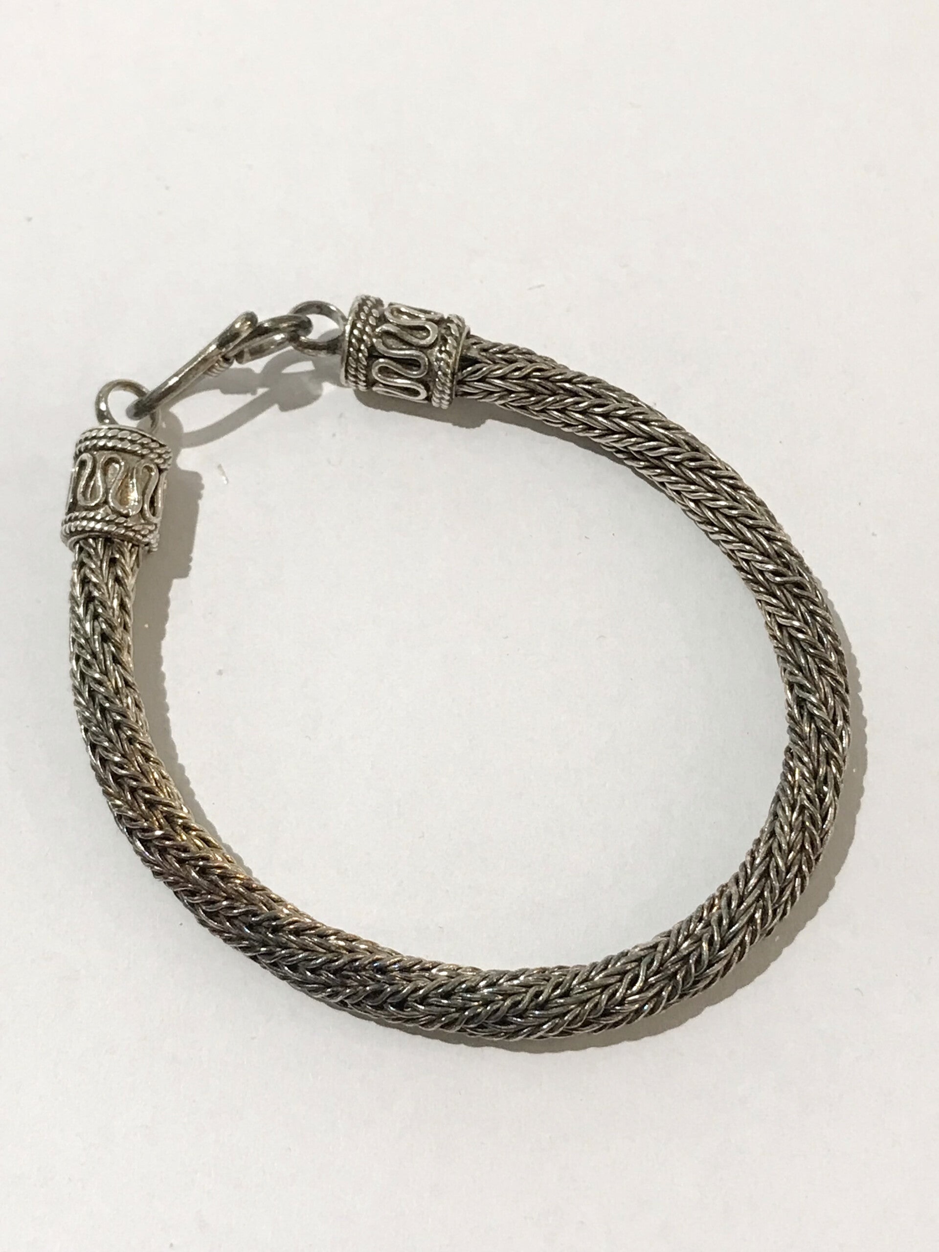 Getorste zilveren armband