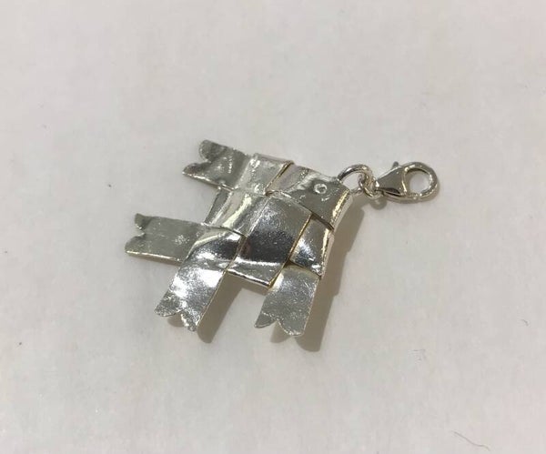 Zilveren hanger "lucky fish"