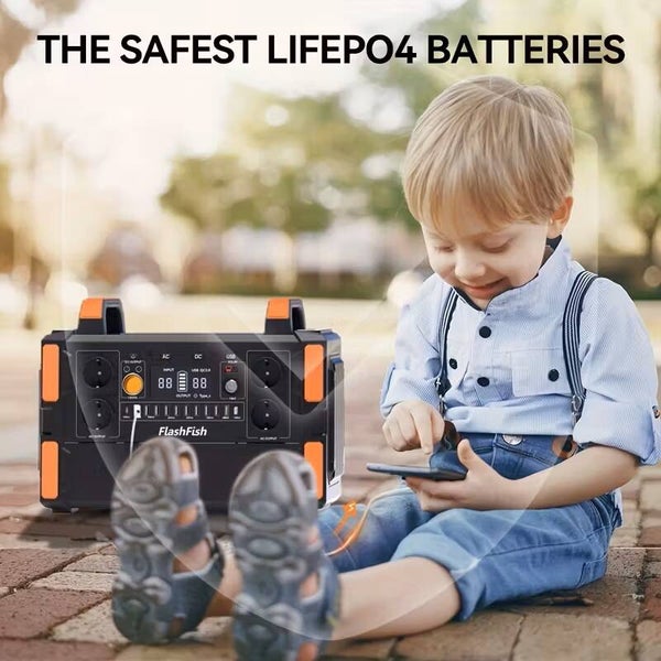 Varavirta pankki nro 1 -sähköasema mökille 1000W 1041,6Wh/ 230V