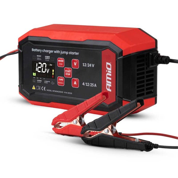 MA-5903293045305] Akkulaturi digitaalinen BOOST max. 25A 12/24V, Amio