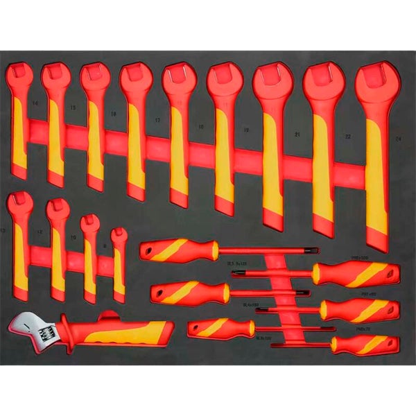 MA-6430062528985] Työkalusarja sähköasentajille 68-osaa, Droma Tools
