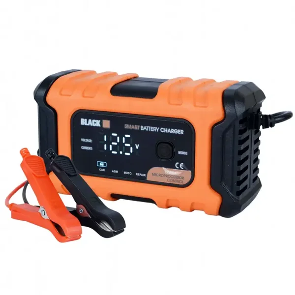 MA-5905427502708] Akkulaturi 12V 6A, Black