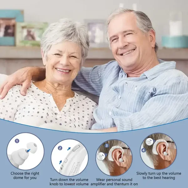 Kuulokoje huonokuuloiselle,USB-ladattava, pitkä käyttöaika