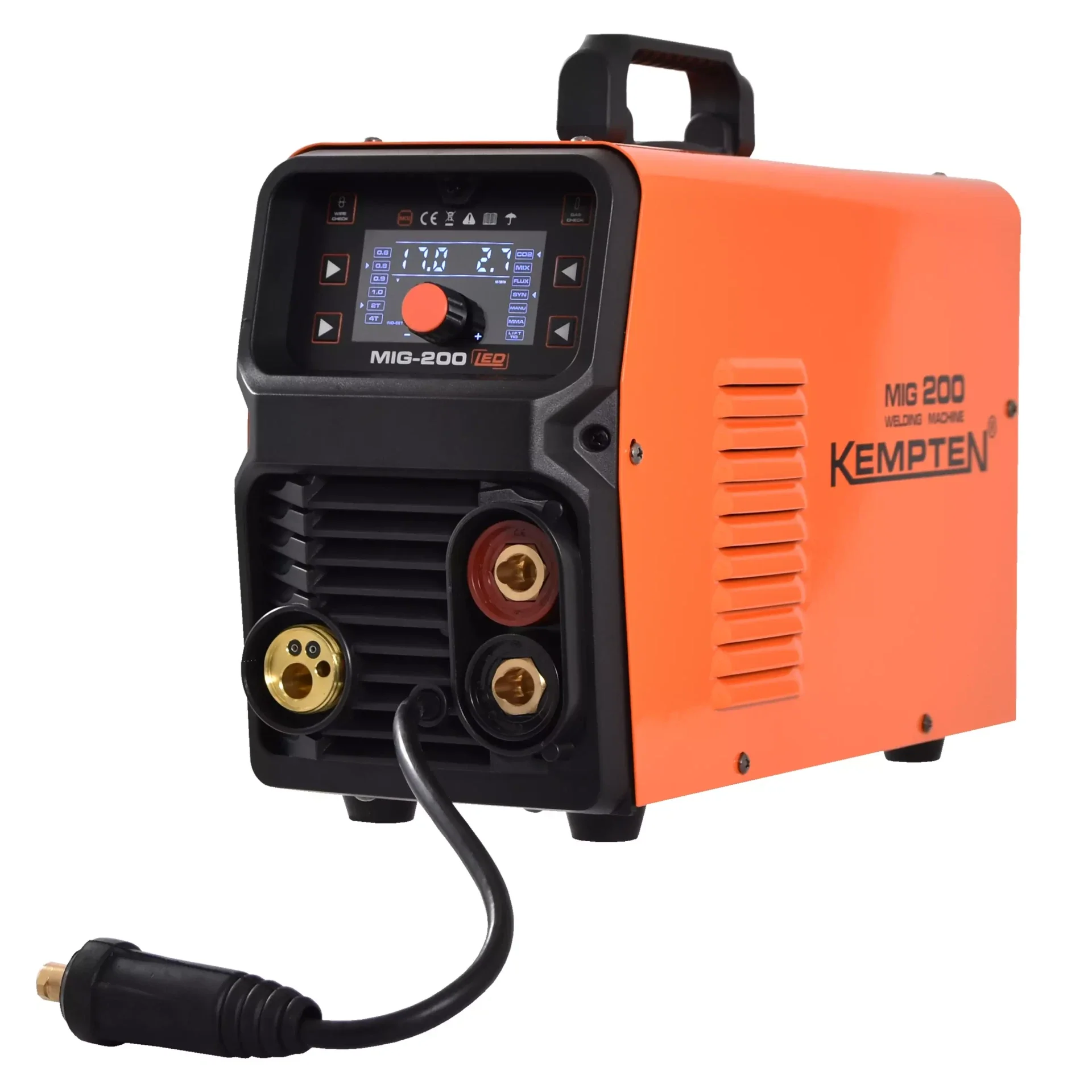 MIG-Hitsauskone 200A 230V 50Hz MIG+TIG Gasless +MMA