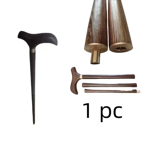 Kävelykeppi , kestävä puinen kävelykeppi säilytyspussilla.