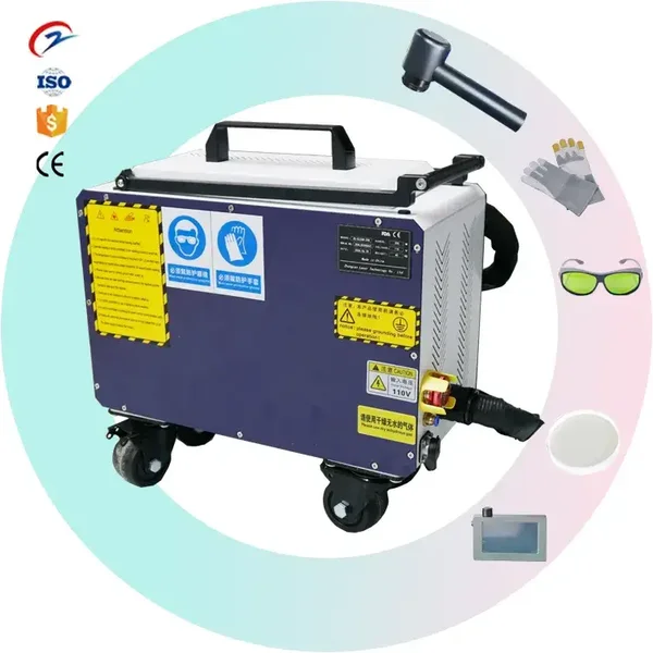 LASER-Mini 200 pulssi laserpuhdistuslaite ,matkalaukkumalli 200W