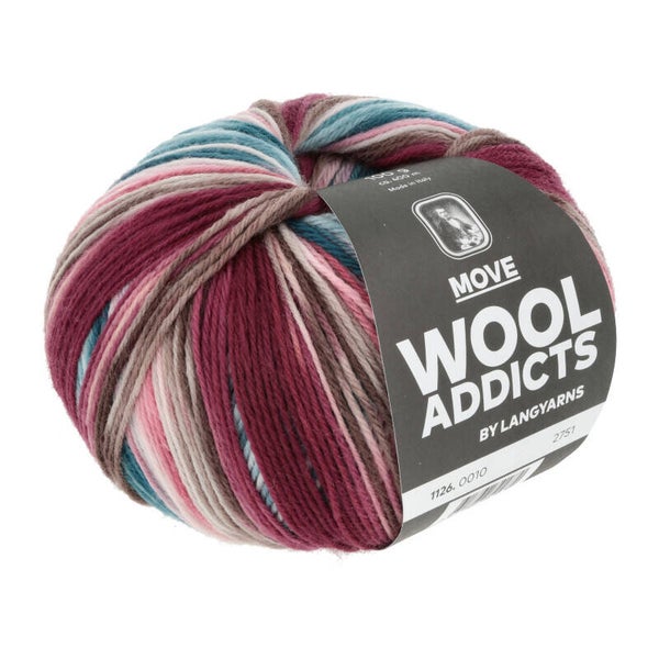 WoolAddicts - MOVE - pink/beige/petrol - 1126.0010