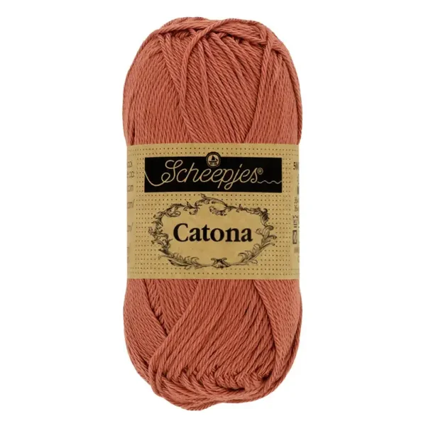 Scheepjes Catona - 504 brick red
