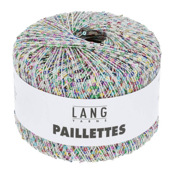 Lang Yarns - PAILLETTES - white/multicolor - 39.0101