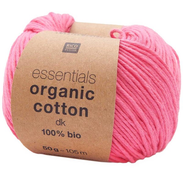 Essentials Organic Cotton dk - fuchsia