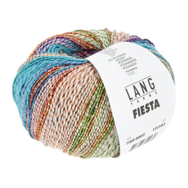 Lang Yarns - FIESTA - hellblauw/roze/groen/oranje -1160.0002