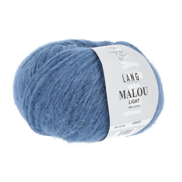 Lang Yarns - MALOU LIGHT - middelblauw - 887.0106