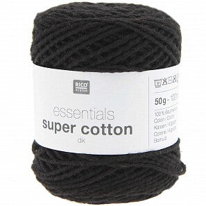 Essentials Super Cotton dk - black