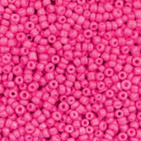 Fel roze rocailles kralen 2mm
