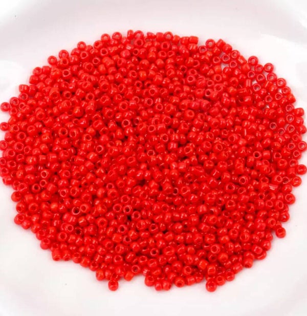 Kralen rood 10 gram
