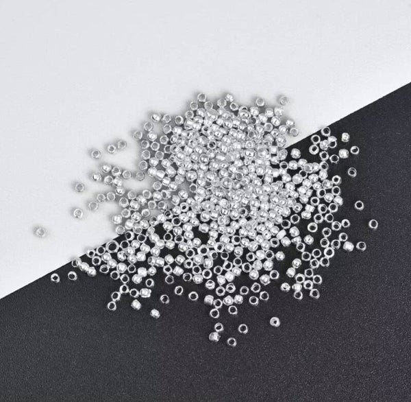 Knijpkralen zilver