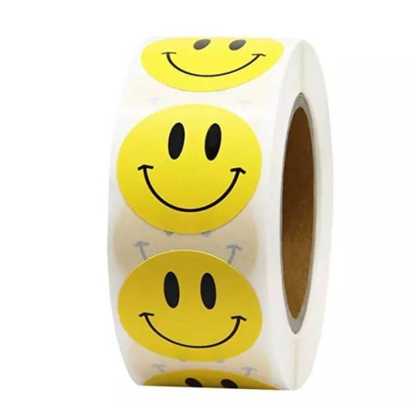 Smiley sticker rol