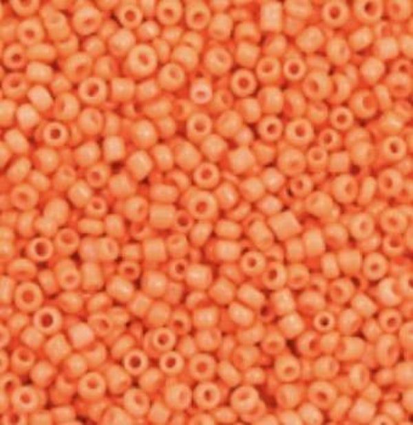 Rocailles 2 mm kralen oranje