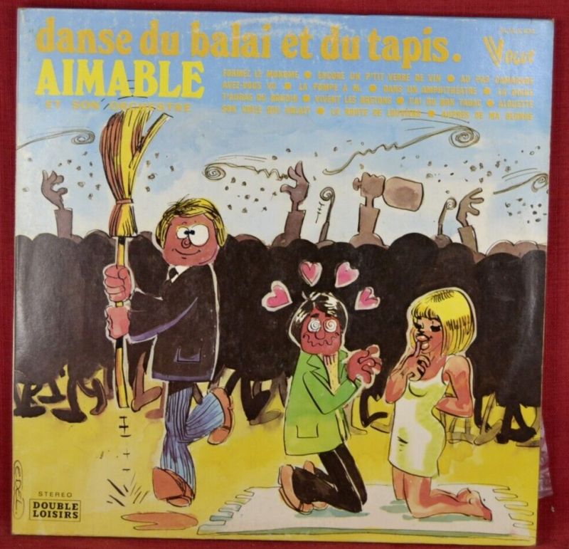 la danse du balai et du tapis aimable - disque vinyle 33 tours