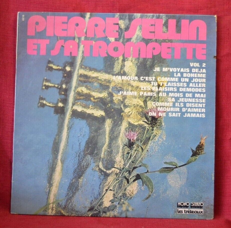 pierre sellin et sa trompette - disque vinyle 33 tours