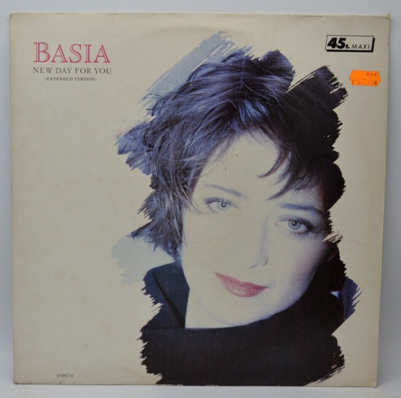 Basia – New Day For You - disque vinyle maxi 45 tours