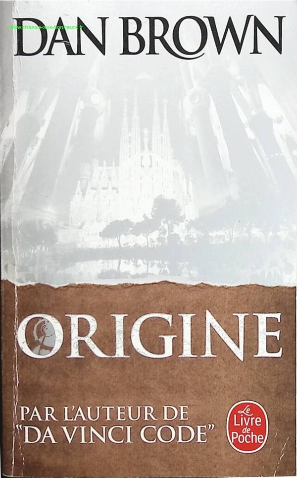 Origine - Dan Brown - livre