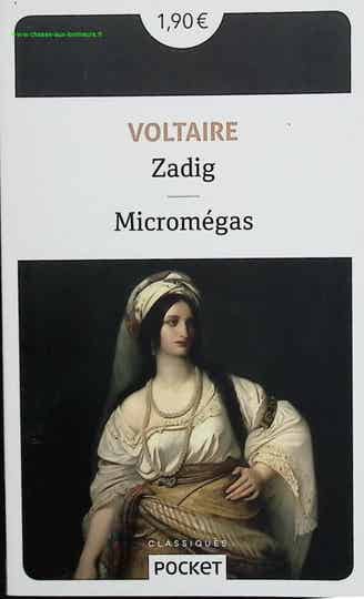 Zadig - Suivi De Micromégas - Voltaire - livre