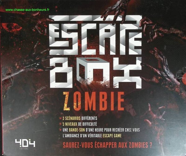 Escape Box Zombie - jeu de société