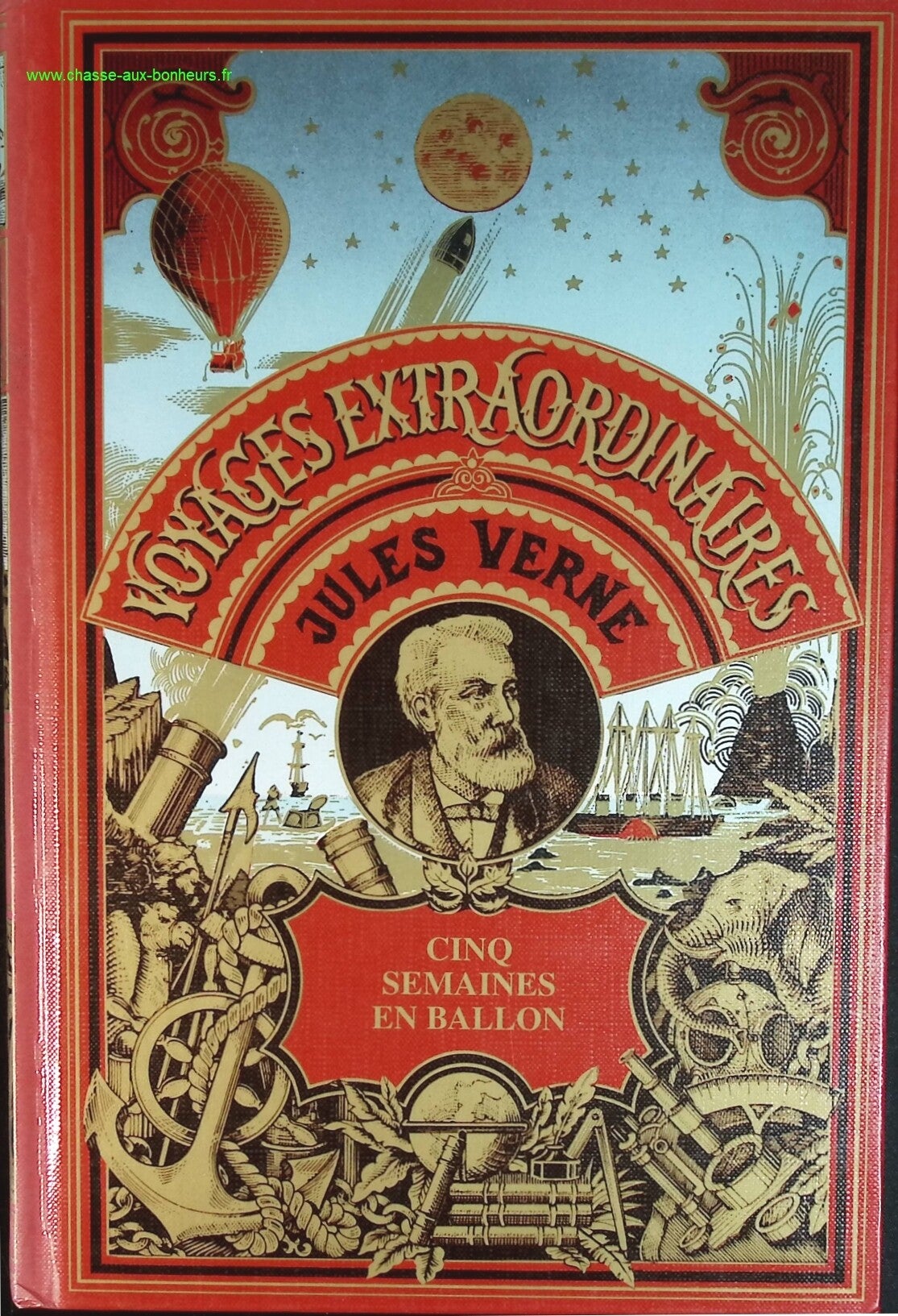Cinq semaines en ballon. Voyage de découvertes en Afrique par trois anglaisCinq semaines en ballon. Voyage de découvertes en Afrique par trois anglais - Jules Verne - livre