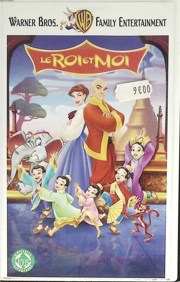 Le roi et moi - cassette vidéo vhs K7