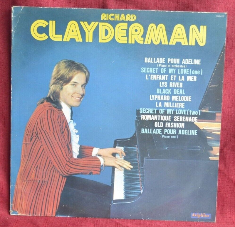 richard clayderman ballade pour adeline - disque vinyle 33 tours