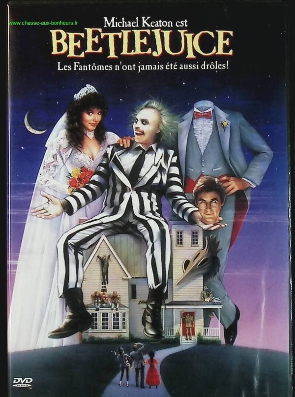 Beetlejuice - Michael Keaton, Alec Baldwin, Geena Davis, Winona Ryder - Tim Burton  DVD fantastique